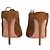 Mules con tacco a spillo e lacci in camoscio marrone Cognac AQUAZZURA EU 40.5 - vista 7