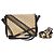 Stella Mc Cartney Borsa a tracolla Falabella con patta e catena in tela monogram STELLA MCCARTNEY Nero Beige - vista 18