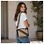 Stella Mc Cartney Borsa a tracolla Falabella con patta e catena in tela monogram STELLA MCCARTNEY Nero Beige - vista 2