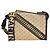 Stella Mc Cartney Borsa a tracolla Falabella con patta e catena in tela monogram STELLA MCCARTNEY Nero Beige - vista 6