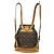 Louis Vuitton Montsouris Monogram MM Marrone - vista 2