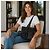Autre Marque Borsa a tracolla TOUS in pelle nera goffrata con orso, coulisse e tasche multiple Nero - vista 3