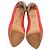 ALEXANDER MCQUEEN Plateau-Pumps mit Stiletto-Absatz aus Wildleder und Resin Coral Red EU 37 Rot - Ansicht 10