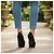 Décolleté platform con tacco a spillo in camoscio nero PRADA EU 37.5 Made in Italy - vista 6