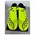 Autre Marque Scarpe da running Saucony Sinister da donna Nero Giallo - vista 2