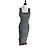 Michael Kors Abito midi leopardato Nero Bianco Stampa leopardo