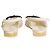 Décolleté slingback basse CHANEL crema impreziosite da perle e cristalli con fiocco CC intrecciato 35.5 Nero Bianco - vista 10