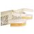 Décolleté slingback basse CHANEL crema impreziosite da perle e cristalli con fiocco CC intrecciato 35.5 Nero Bianco - vista 16