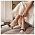 Décolleté slingback basse CHANEL crema impreziosite da perle e cristalli con fiocco CC intrecciato 35.5 Nero Bianco - vista 20