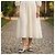 Décolleté slingback basse CHANEL crema impreziosite da perle e cristalli con fiocco CC intrecciato 35.5 Nero Bianco - vista 4