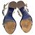 Sandalias DOLCE & GABBANA White Blue Majolica adornadas con cristales EU 36 Blanco Azul - vista 11