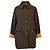 FENDI JEANS Reversible Zucca FF Monogram Yellow Jacke IT 42 US 6 Braun
