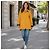 FENDI JEANS Reversible Zucca FF Monogram Yellow Jacke IT 42 US 6 Braun - Ansicht 6