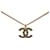 Chanel Coco Mark Necklace 01A Black Golden  - view 1