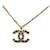 Chanel Coco Mark Necklace 01A Black Golden  - view 2