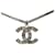 Chanel Coco Mark Halskette Silber  - Ansicht 1