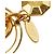 Louis Vuitton Portefeuille LV Facet Keyring D'oro - vista 3