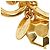 Louis Vuitton Portefeuille LV Facet Keyring D'oro - vista 4