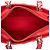 Borsa Christian Dior Lady Dior Cannage in pelle di agnello rossa - vista 4