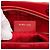 Borsa Christian Dior Lady Dior Cannage in pelle di agnello rossa - vista 6