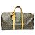Louis Vuitton Keepall Canvas 55 Marrone
