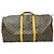 Louis Vuitton Keepall Canvas 55 Marrone - vista 2