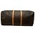 Louis Vuitton Keepall Canvas 55 Marrone - vista 3
