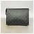 Louis Vuitton Monogram Eclipse Pochette Voyage MM Clutch Bag Schwarz - Ansicht 8