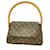 Borsa a tracolla Mini Looping Monogram Louis Vuitton Marrone