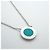 Collana Tiffany & Co. T Two Circle Blu - vista 2