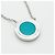 Collana Tiffany & Co. T Two Circle Blu - vista 6