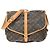 Louis Vuitton Saumur Monogram Canvas 35 Braun