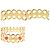 Bracciale Rigido Louis Vuitton Hide and Seek in Metallo Dorato - vista 4