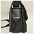 Borsa a tracolla Prada Saffiano Triangle in Nero - vista 10