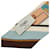 Sciarpa Fendi Rappie FF Logo Multicolore Beige - vista 3