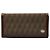 Fendi Zucca langes Portemonnaie Braun Khaki