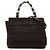 Bolsa Salvatore Ferragamo Vara Chain Castanho escuro