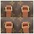 Borsa a mano Louis Vuitton Papillon 30 Marrone Monogramma - vista 8