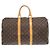 Borsa Boston Louis Vuitton Keepall 45 Monogram Marrone Monogramma