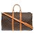 Louis Vuitton Keepall Bandoulière 45 Monogram Boston Bag Marrone Monogramma