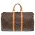 Louis Vuitton Keepall Bandoulière 45 Monogram Boston Bag Marrone Monogramma - vista 2