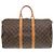 Louis Vuitton Keepall Bandoulière 45 Boston Bag Marrone Monogramma - vista 2