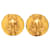 Timeless Orecchini Chanel Vintage Coco Mark D'oro - vista 2