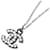 Collana Chanel Coco Mark Nero Argento  - vista 1