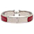 Hermès Hermes Click H PM Charm Bracelet Silvery Red Dark red  - view 3