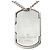 Louis Vuitton Monogram Eclipse Collier Plaque Chain Necklace Argento - vista 3