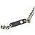 Louis Vuitton Monogram Eclipse Collier Plaque Chain Necklace Argento - vista 8