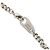 Louis Vuitton Monogram Eclipse Collier Plaque Chain Necklace Argento - vista 9