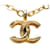 Chanel Vintage Coco Mark Halskette Golden - Ansicht 3