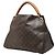 Borsa Louis Vuitton Monogram Artsy MM One-Shoulder Bag Marrone - vista 2